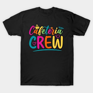 Funny Cafeteria Crew School Lunch Lady Squad Food Service T-Shirt